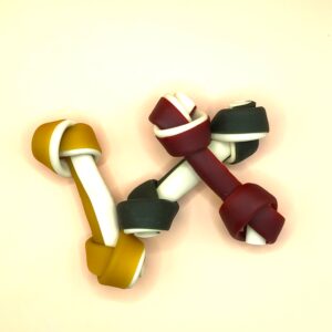 Large Veggie Knotted Bone